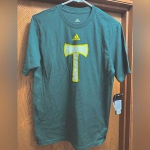 Adidas Athletic Portland Timbers T-Shirt Women’s XL Timbers Army Top MLS NWT